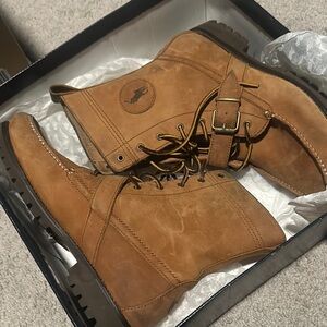 Polo by Ralph Lauren Tan Suede Boots